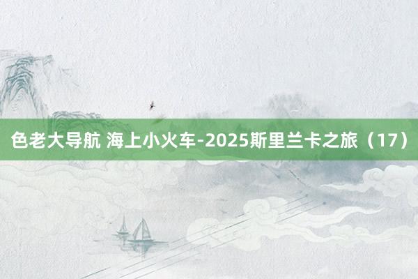 色老大导航 海上小火车-2025斯里兰卡之旅（17）